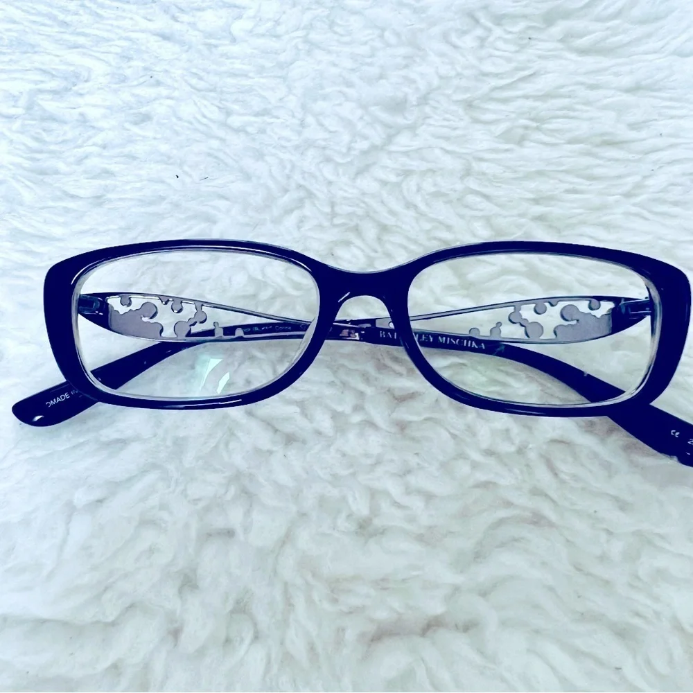 Badgley Mischka 2660 Black Corina Plastic/Metal Eyeglasses Frame Only w/ case